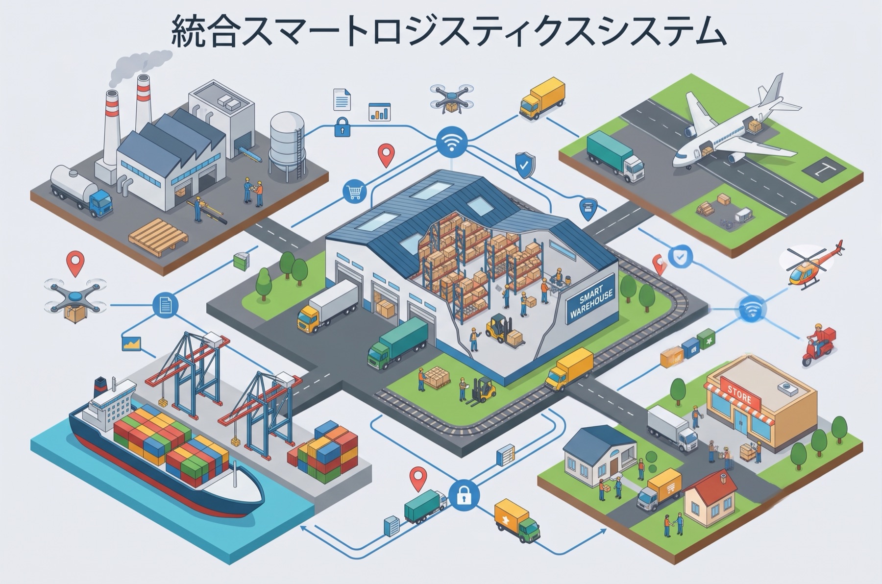 統合スマートロジスティクス全体図